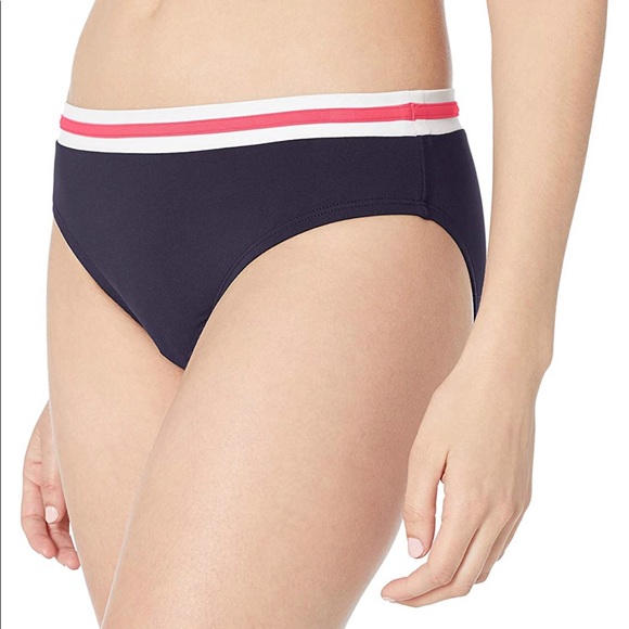 NWT Nautica Midrise Core Full Coverage Bikini Sz L - Picture 1 of 8